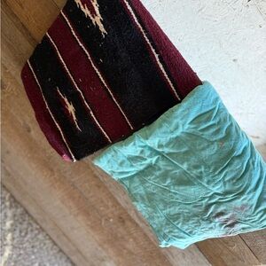 Two mini saddle pads